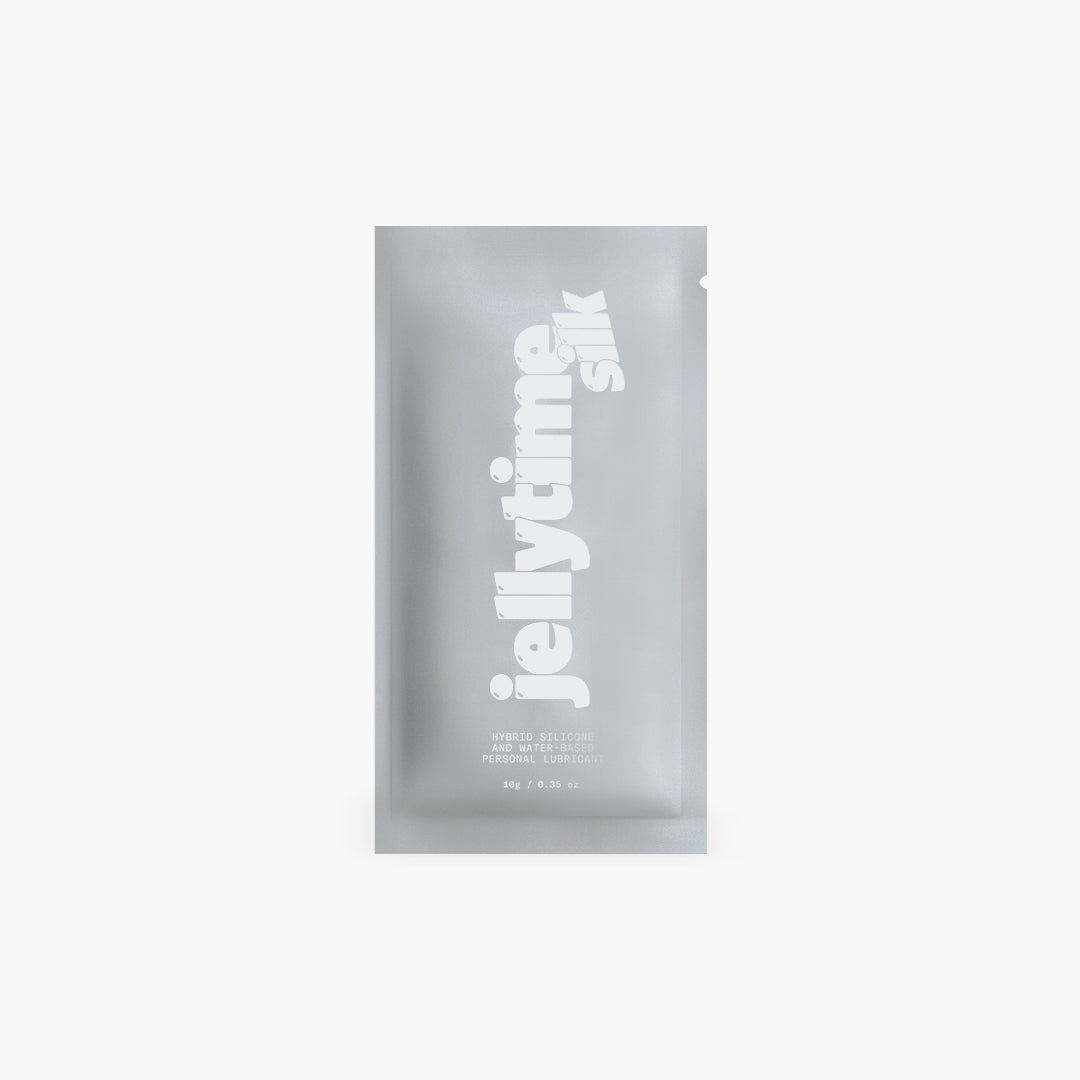 Jellytime Silk Hybrid Silicone and Water-based Personal Lubricant 10mL Sachet