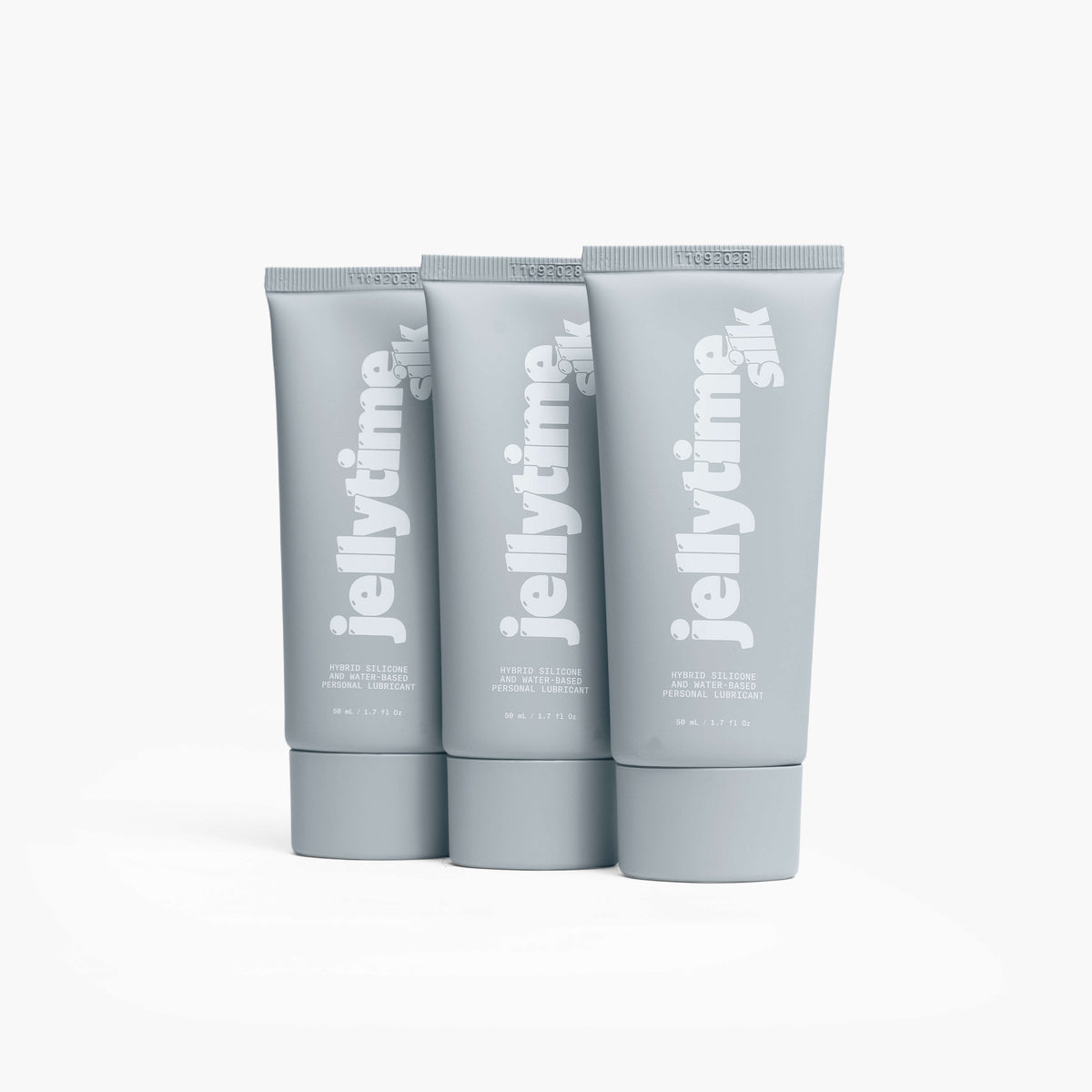 The Jellytime Silk Trio Bundle | Trio of Silk Hybrid Silicone and Water-based Personal Lubricant